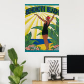 stijl Rehoboth Beach Poster (Thuiskantoor)