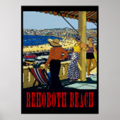  stijl Rehoboth Beach Poster (Voorkant)