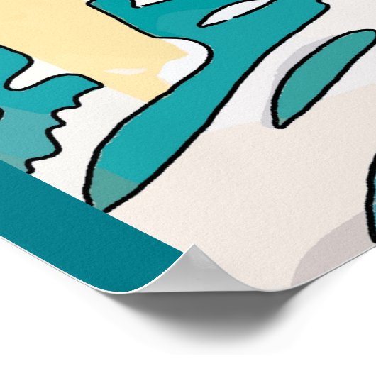 stijl Rehoboth Beach Poster (Hoek)