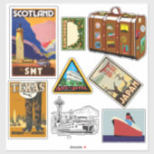  stijl Reizen Stickers (Vel)