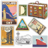  stijl Reizen Stickers (Voorkant)