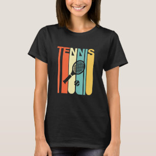  stijl retro sport tennis racket t-shirt