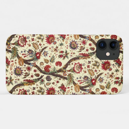 Stijl Rode Bloemen Telefoonhoes Case-Mate iPhone Case (Achterkant (horizontaal))