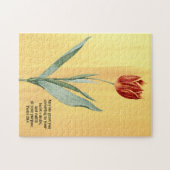  stijl Rode Tulp flauwFaith Puzzle Legpuzzel (Horizontaal)