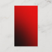 Stijl rood-rendy professionele Visitekaartje (Achterkant)