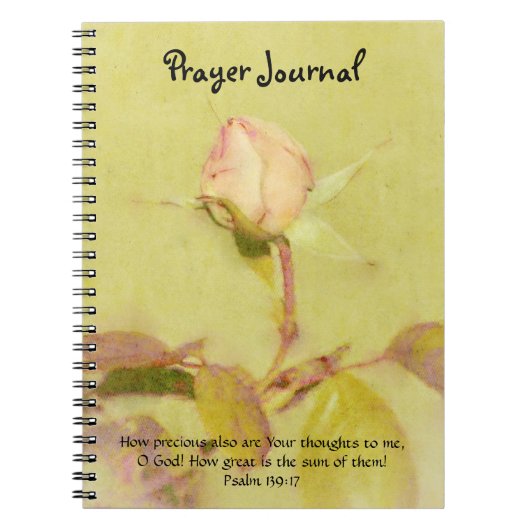 stijl Roos Faith Prayer Journal Notitieboek (Voorkant)
