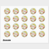  Stijl Roos Floral Wreath Love Sticker (Vel)