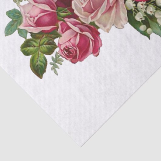  Stijl Rose Boeket Tissuepapier (Detail)