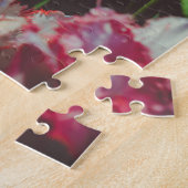  stijl roze franje tulpen legpuzzel (Zijkant)