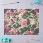  stijl roze franje tulpen tissuepapier (Craft)