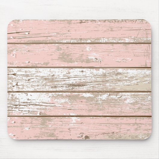  stijl | Roze Muismatten van roesthout (Voorkant)