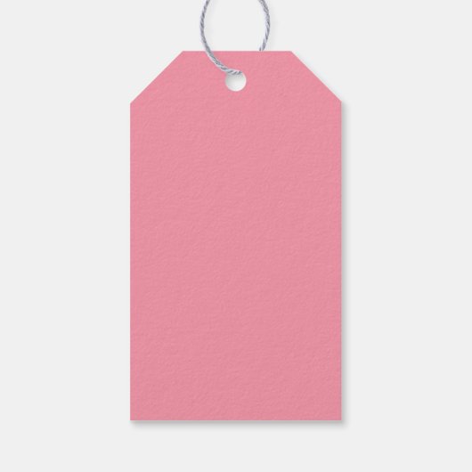  Stijl Roze Polka Dot Groene Gift Label Cadeaulabel (Achterkant)
