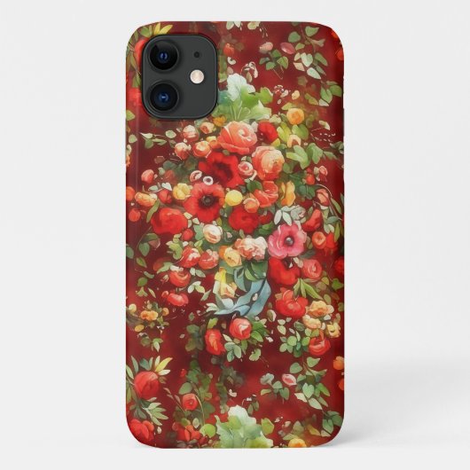  stijl Rozen Art Phone Case (Achterkant)