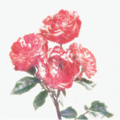  stijl Rozen Flower Art Sticker (Voorkant)