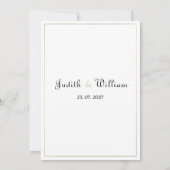 stijl rustieke daisy flower RSVP Kaart (Achterkant)