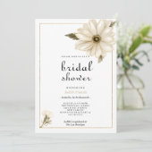 stijl rustieke Daisy Flower Vrijgezellenfeest Kaart (Staand voorkant)