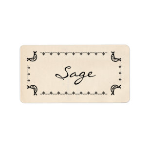 -stijl sage labels