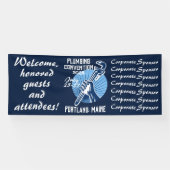 -stijl sanitair conventie spandoek (Horizontaal)