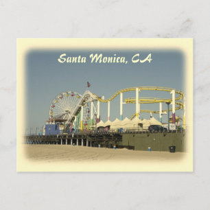  stijl Santa Monica Briefkaart! Briefkaart