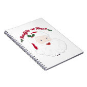  stijl Santa Naughty of Nice? Notitieboek (Rechterzijde)
