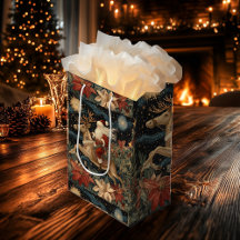  stijl Santa Riding Reindeer Design