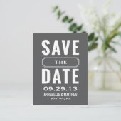  stijl Save the Date Briefkaart (Staand voorkant)