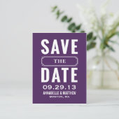  stijl Save the Date Briefkaart (Staand voorkant)