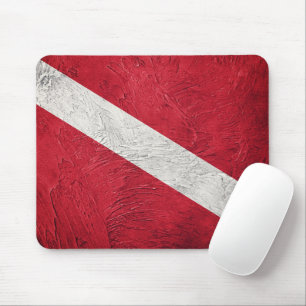  stijl scuba vlag. Omlaag schuiven Muismat