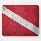 stijl scuba vlag. Omlaag schuiven Muismat (Voorkant)