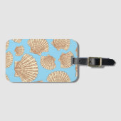  stijl Seashell Patroon Bagagelabel (Voorkant (horizontaal))