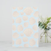  stijl Seashell Patroon Briefpapier (Staand voorkant)