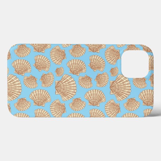  stijl Seashell Patroon Case-Mate iPhone Case (Achterkant (horizontaal))