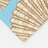  stijl Seashell Patroon Fleece Deken (Hoek)