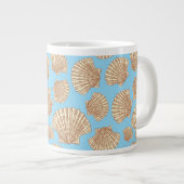  stijl Seashell Patroon Grote Koffiekop (Voorkant rechts)