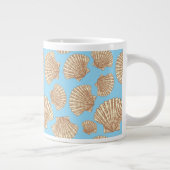 stijl Seashell Patroon Grote Koffiekop (Rechts)
