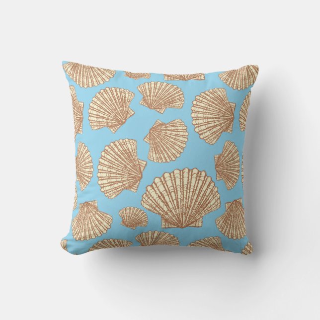  stijl Seashell Patroon Kussen (Voorkant)