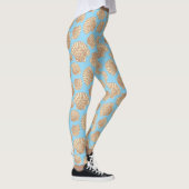 stijl Seashell Patroon Leggings (Rechts)