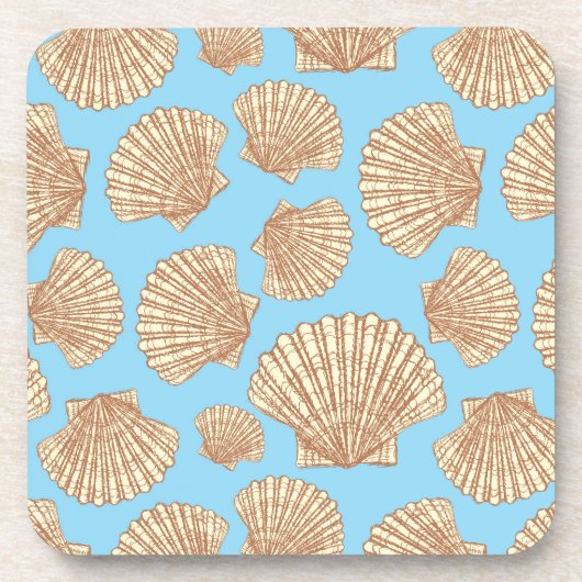  stijl Seashell Patroon Onderzetter (Voorkant)