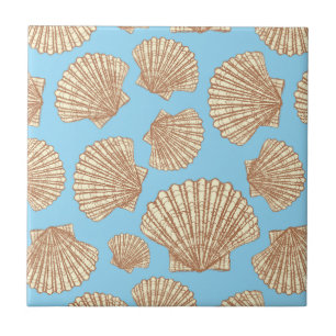 stijl Seashell Patroon Tegeltje
