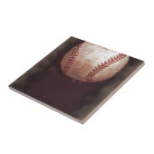  Stijl Sepia Baseball Kunstwerk Tegeltje (Zijkant)