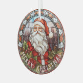  Stijl Sinterklaas Ornamenten, Kerstmis Glas Ornament (Voorkant links)