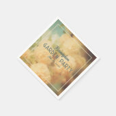  stijl Snowball Flowers Garden Party Napkin Servet (Hoek)