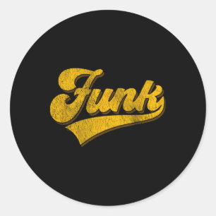stijl soul muziek retro dansen jaren 80 disco - ronde sticker