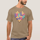 Stijl spelhartritme blokkeren t-shirt (Voorkant)