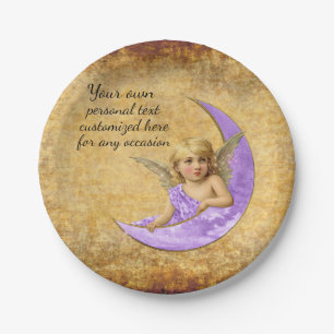  Stijl Spiritueel Lavender Angel-Bord Papieren Bordje
