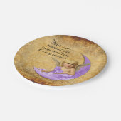  Stijl Spiritueel Lavender Angel-Bord Papieren Bordje (Gekanteld)