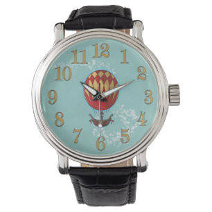 -stijl Steampunk Hot Air-ballonhorloge Horloge