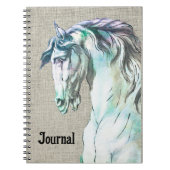  Stijl Sterk Paard Art Journal Notitieboek (Voorkant)