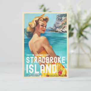  stijl Stradbroke Island Travel Kaart
