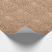 Stijl struikvormig weefsel Jute look Cadeaupapier (Hoek)